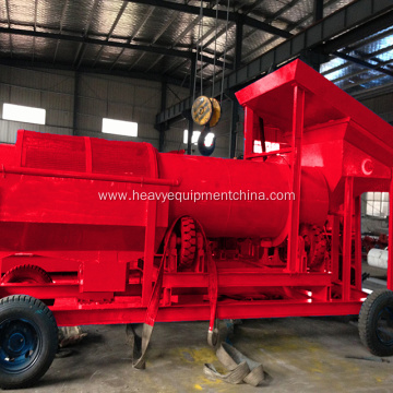 Alluvial Gold Ore Processing Mobile Trommel Washing Plant